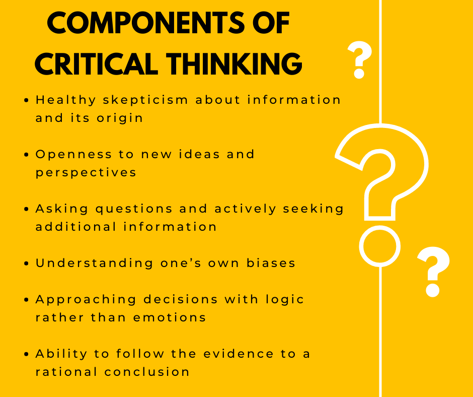 components of critical thinking