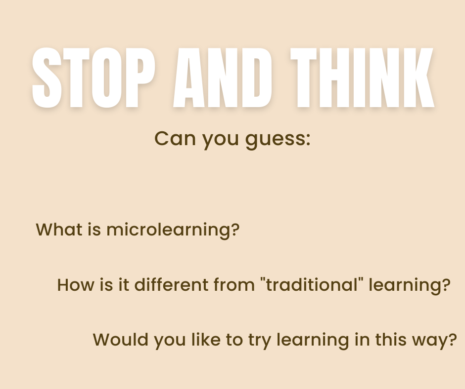 What is microlearning?