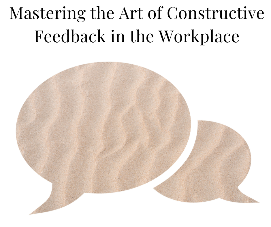 How to give constructive feedback
